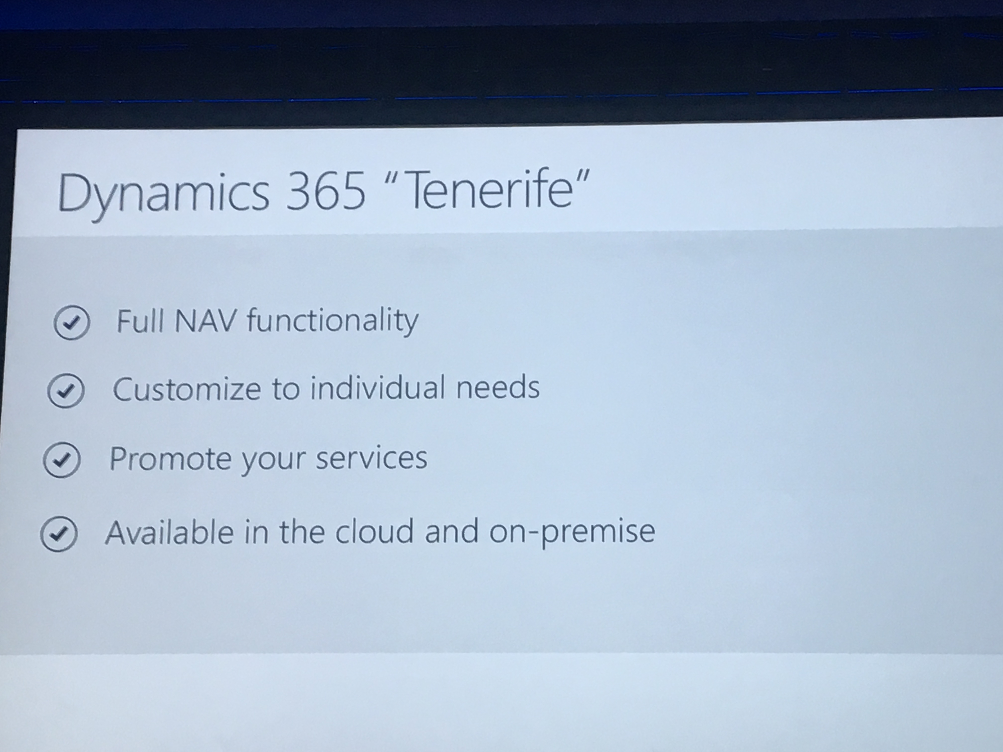 Dynamics365 Tenerife